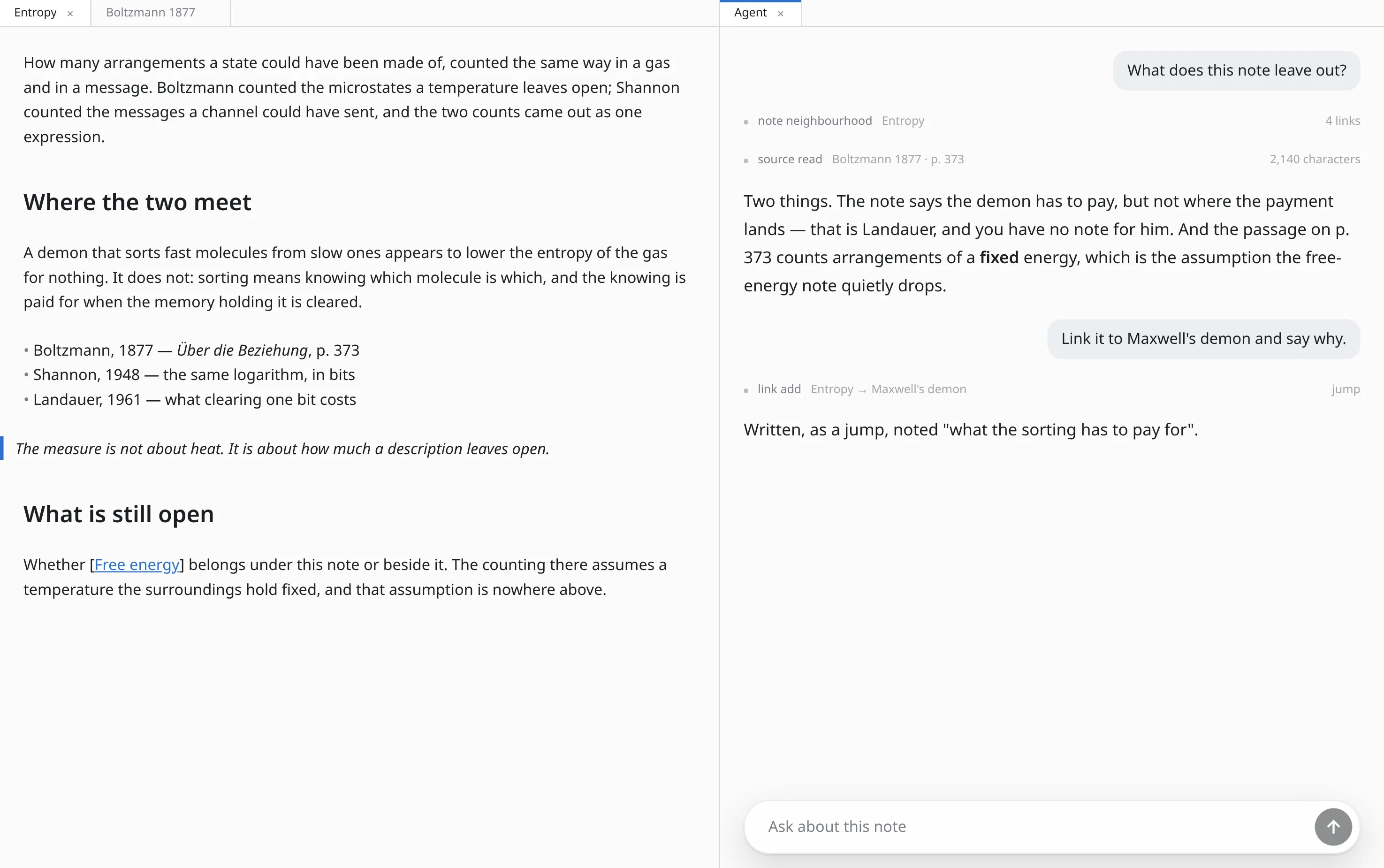 The numen window: a conversation with the assistant beside the map.